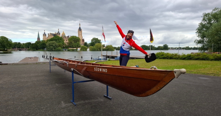 Rudern auf dem Schweriner See